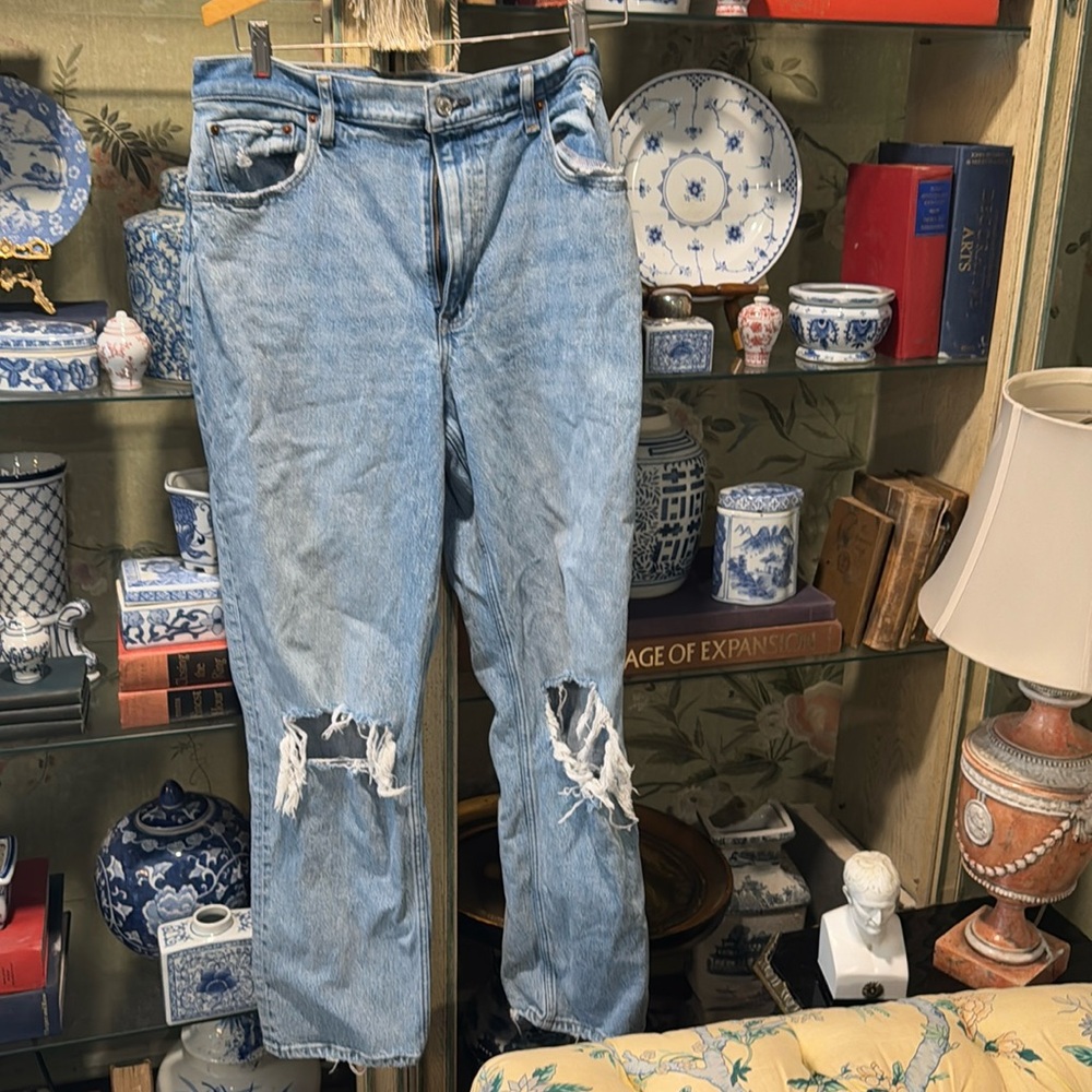 Abercrombie distressed jeans